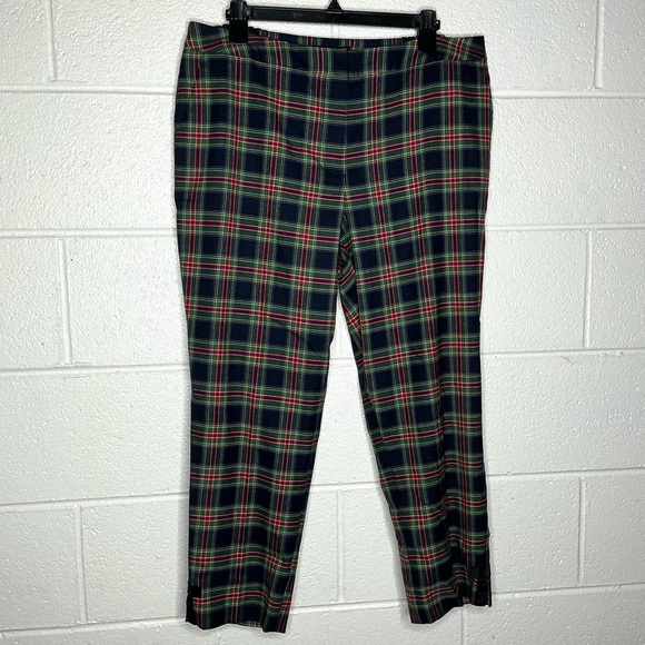 Talbots Pants - < Talbots Women’s Wool Blend Plaid Ankle Length Pants >